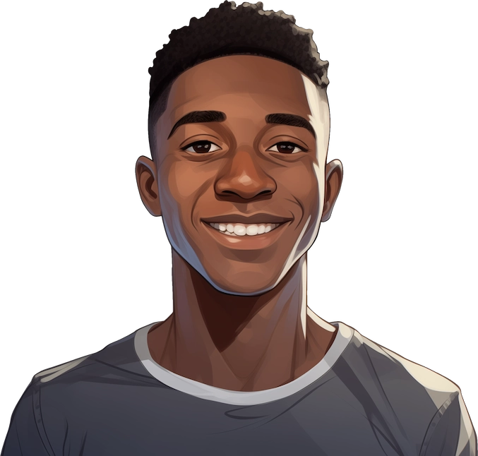 Young, smiling man